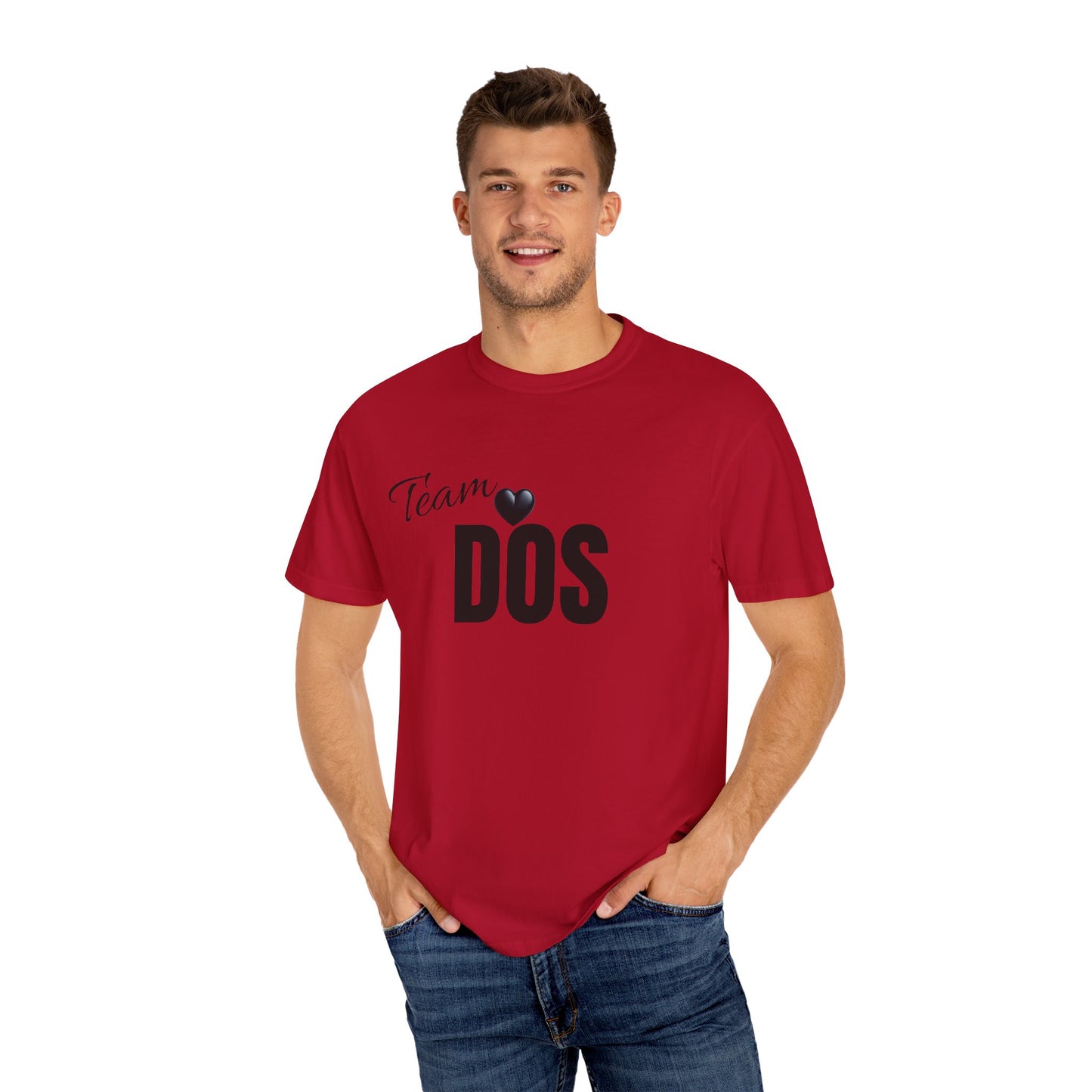Team Love Unisex Garment-Dyed T-Shirt
