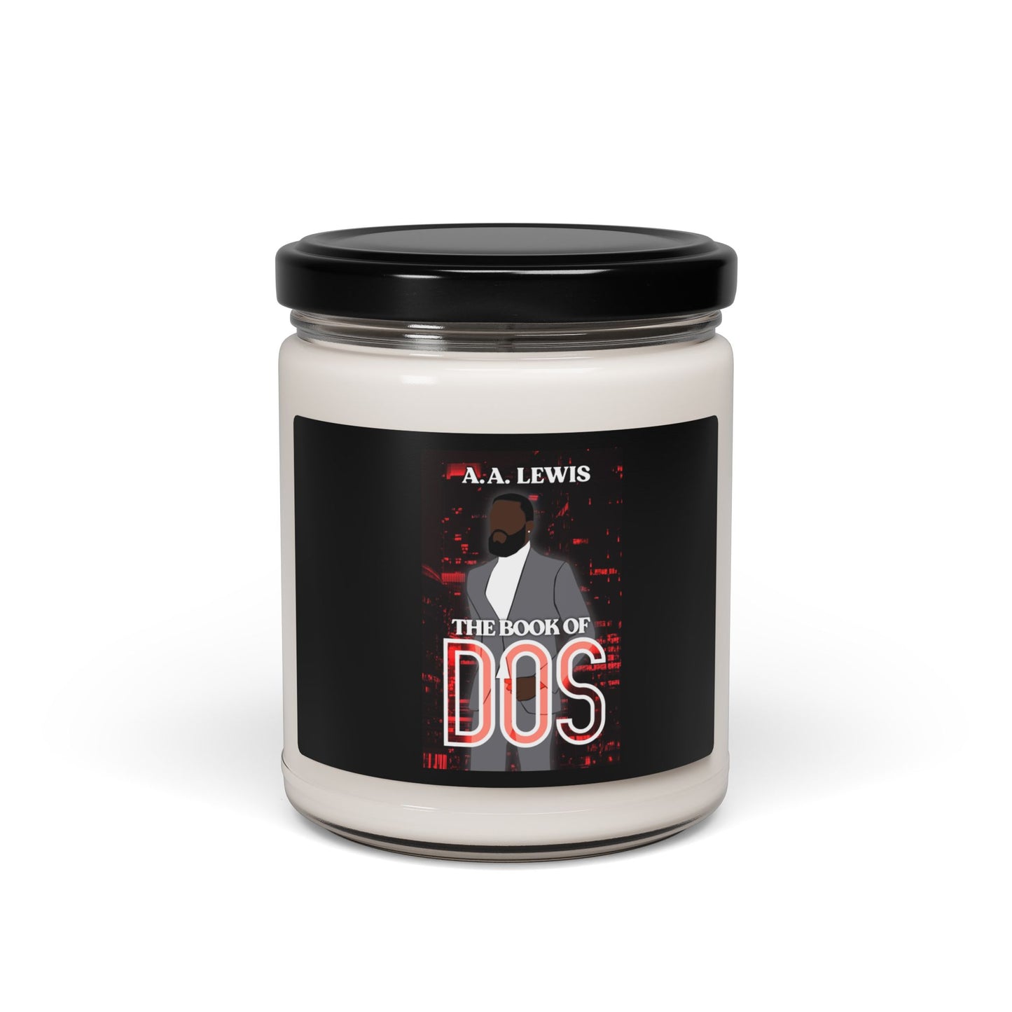 The Book of DOS Scented Soy Candle - Cozy Atmosphere for Readers & Relaxation