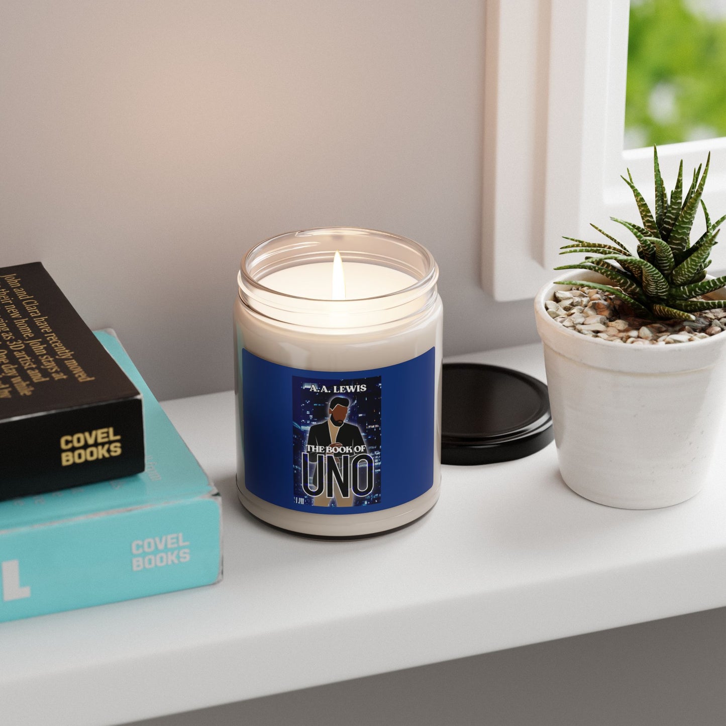 Book Inspired Scented Soy Candle - "The Book of UNO" - 9oz
