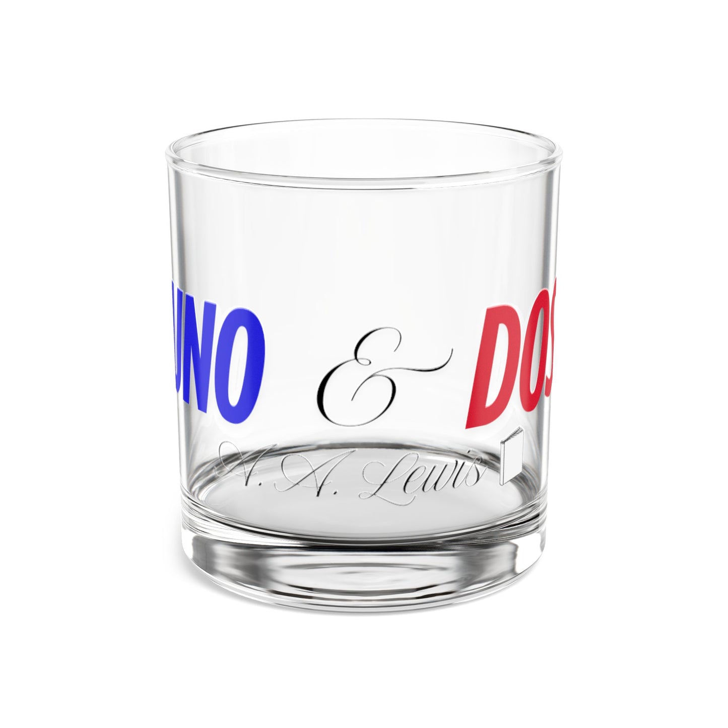 Uno & Dos On The Rocks Tall Shot Glasses
