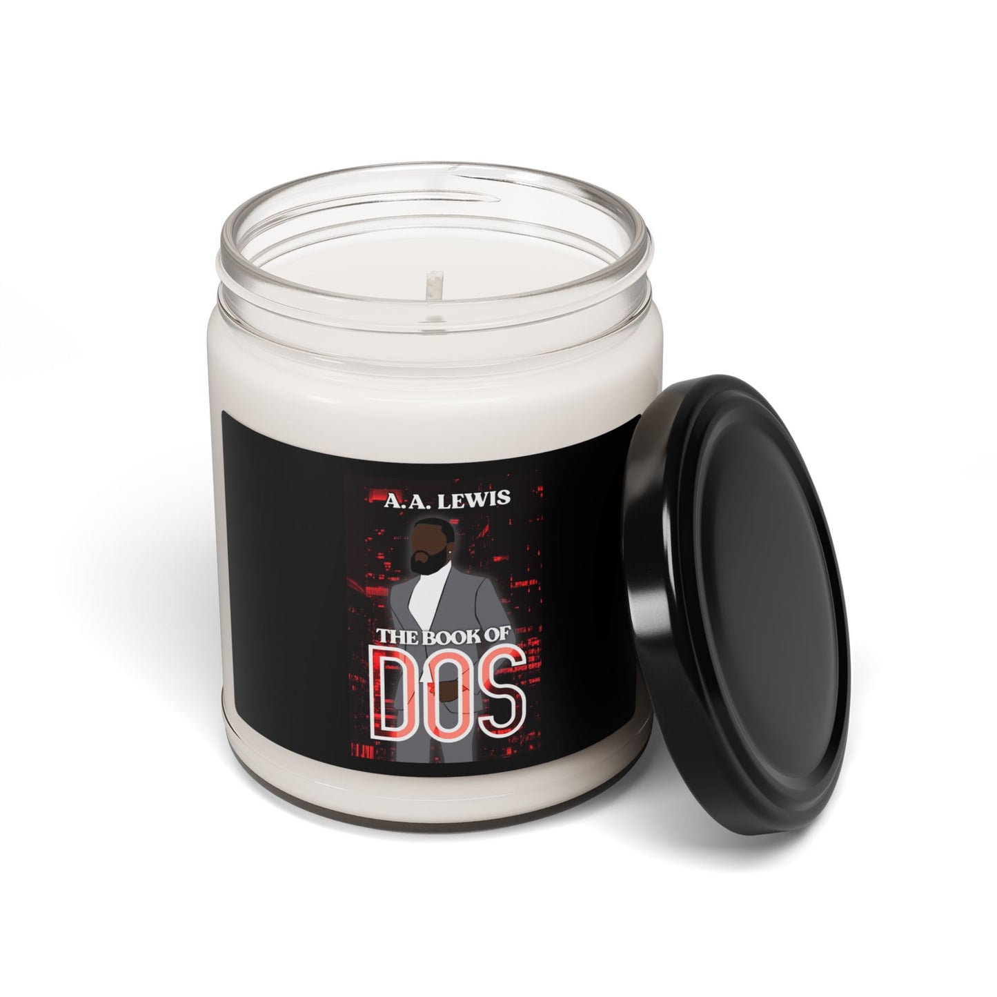 The Book of DOS Scented Soy Candle - Cozy Atmosphere for Readers & Relaxation
