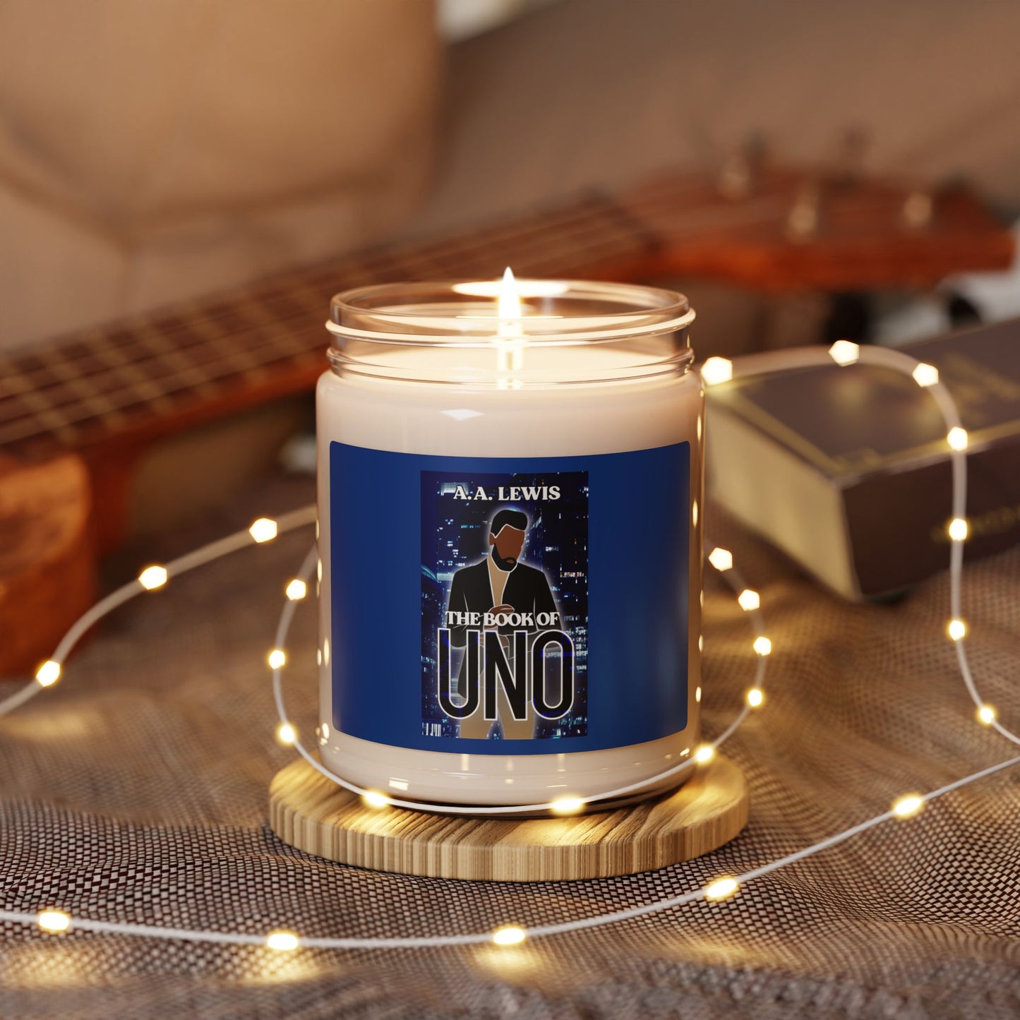 Book Inspired Scented Soy Candle - "The Book of UNO" - 9oz