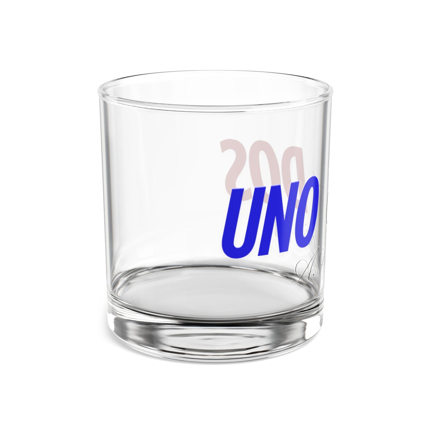 Uno & Dos On The Rocks Tall Shot Glasses