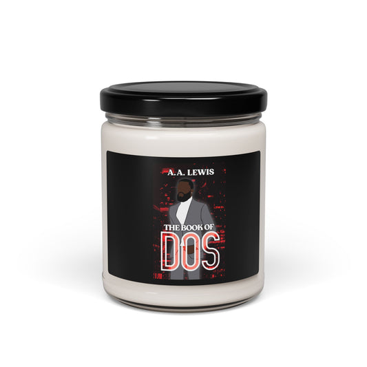 The Book of DOS Scented Soy Candle - Cozy Atmosphere for Readers & Relaxation